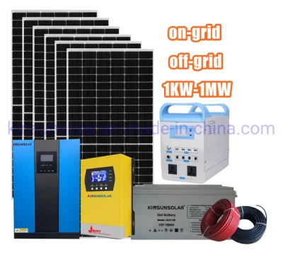 Système d'alimentation solaire hybride Kinsun 1-50kw