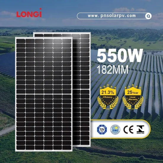 Panneau solaire Longi 545W 550W Tier One en stock Livraison d'origine Prix du panneau solaire Longi